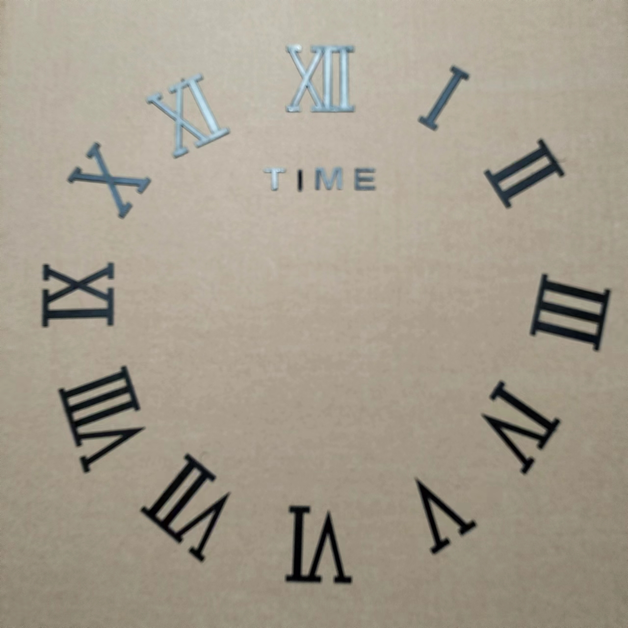 罗马数字贴欧式看时电表时钟