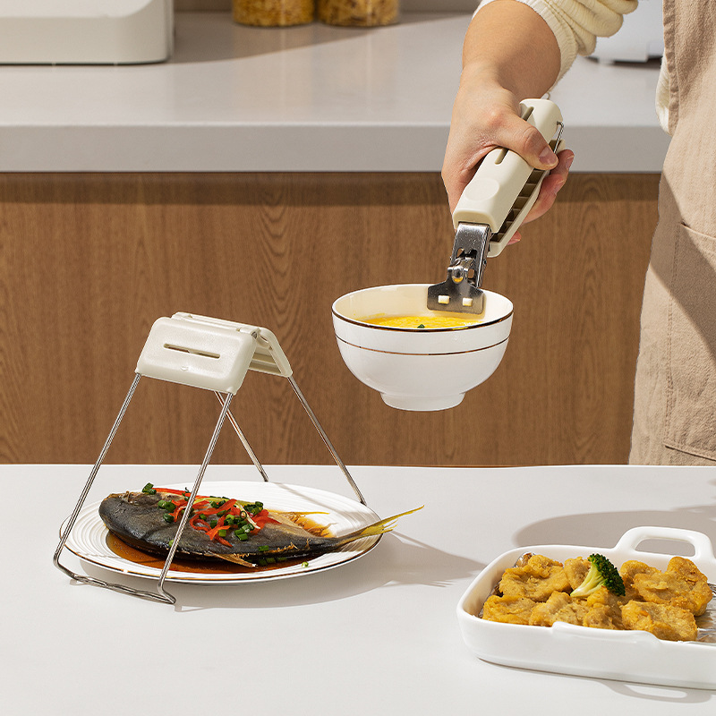 防烫夹取碗夹厨房防烫手夹盘子夹蒸菜蒸锅隔热提盘夹碗器夹子