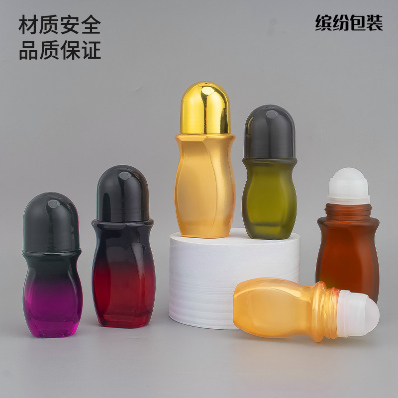 50ML精油玻璃大滚珠香水分装瓶子