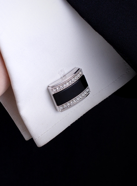 法式扣衬衫袖扣男士轻奢定制高档衬衣袖口扣钉商务袖钉 Cufflinks