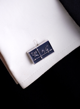 珐琅法式袖扣男士袖口扣钉衬衫袖口钉衬衣袖钉定制 Cufflinks