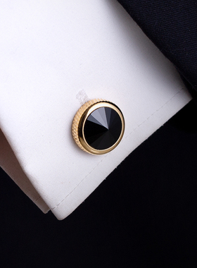 高档轧花法式袖扣男士袖口扣钉衬衫袖口钉衬衣袖钉定制 Cufflinks