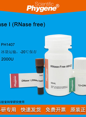 脱氧核糖核酸酶I DNase I 2000U RNA制备转录实验 PH1407 PHYGENE