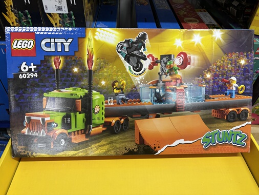 LEGO乐高60294城市系列卡车特技表演儿童益智拼插积木玩具礼物