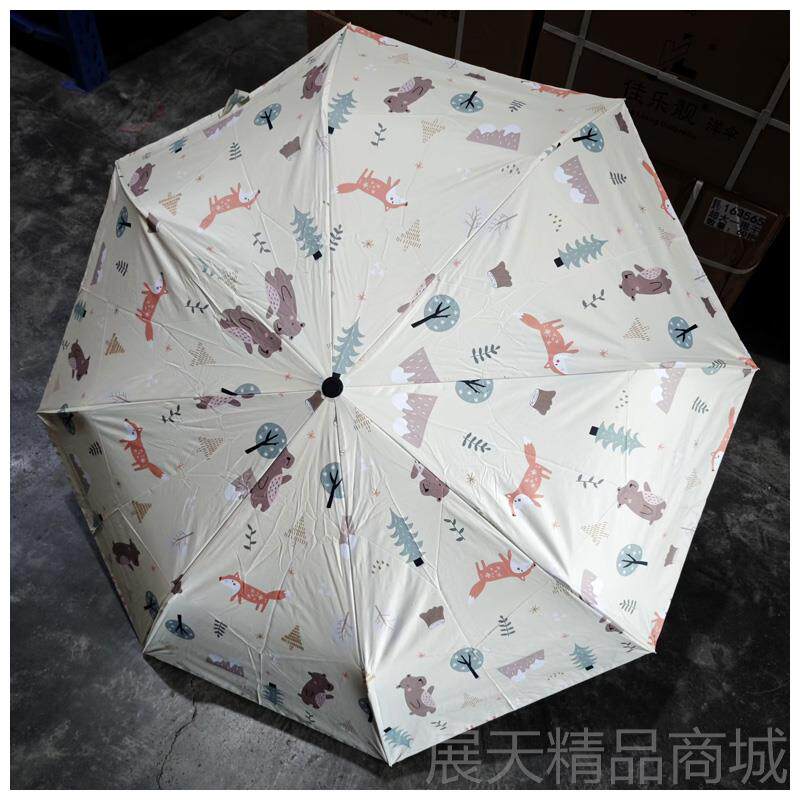 正品大光架明三折合金玻璃纤大维超轻骨铝黑胶加情侣双人伞防晒遮
