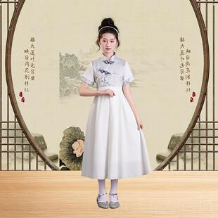 正品六一山大合唱出服男童中公装儿童钢琴演演奏礼服装女童主裙中
