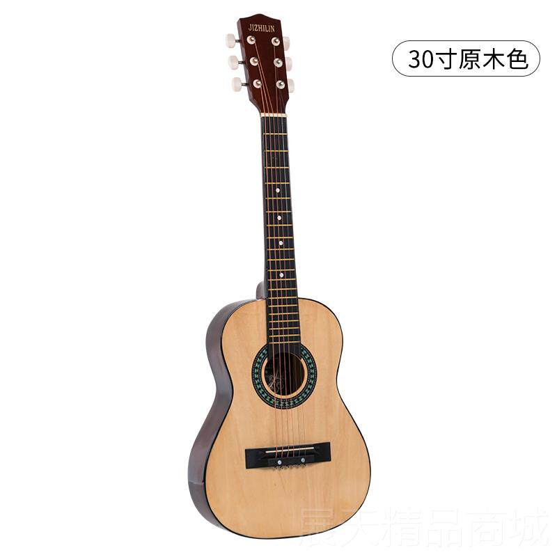 正品30儿童学生初学民吉他36寸木新手练习琴寸复古圆角乐器谣送全