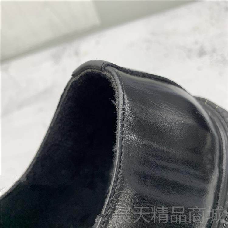 正品2018秋款新款头层牛冬皮约欧简美男鞋系带方跟耐鞋磨休闲舒适