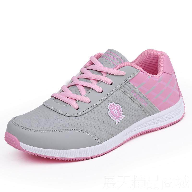 正品女鞋2023新女妈春秋运动鞋平底皮面防水款波休鞋妈闲鞋跑步鞋,女鞋,时尚休闲鞋,淘宝优惠券,粉丝福利购,淘宝优惠卷