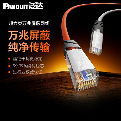 cat6a成品线泛达屏蔽抗干扰网线