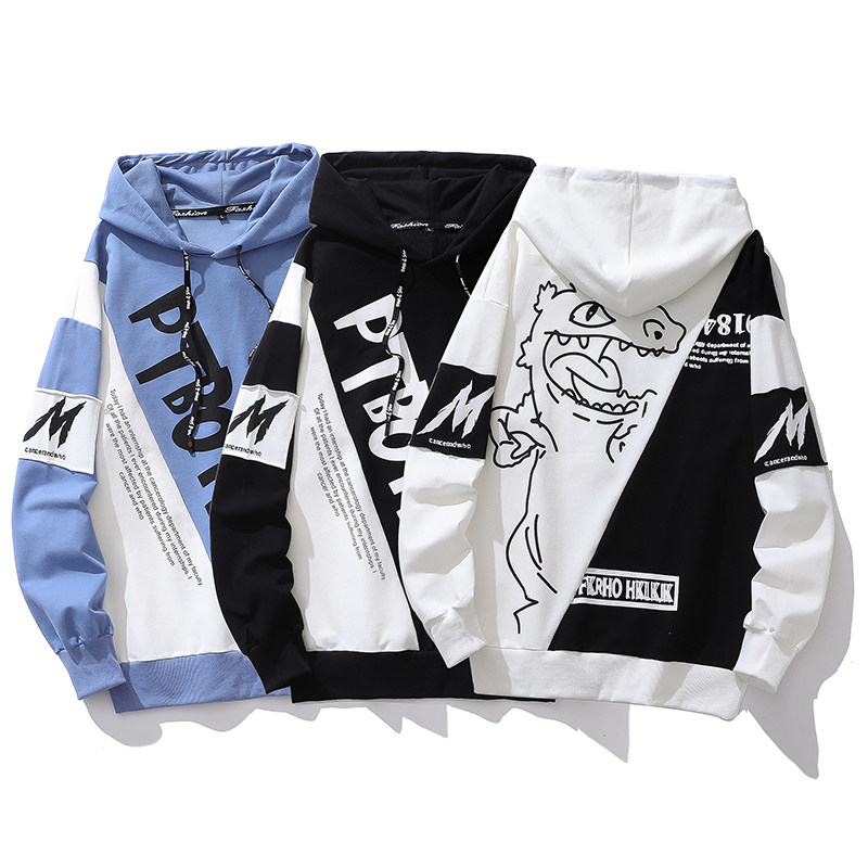 秋款韩版字母PTBOYRFHK带帽卫衣运动休闲上衣卫衣218-8W821-P45,男装卫衣,星座218-8