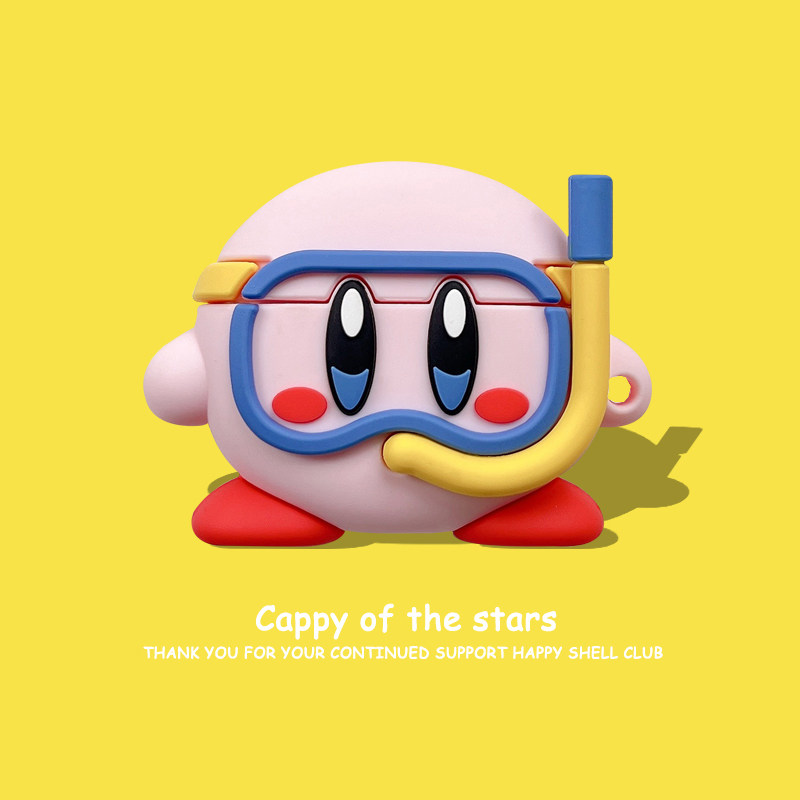 潜水星之卡比适用华为freeclip2耳夹保护套卡通pro3硅胶freebuds7i无线蓝牙4/5代耳机壳