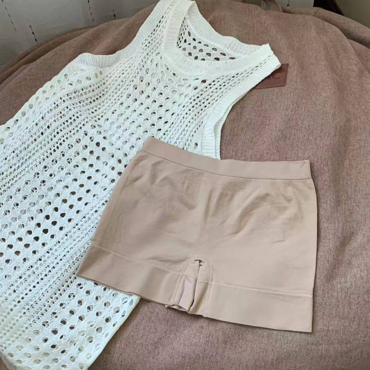 粉底液隐形安全裤26cm不卷边短款深肤色二合一免穿内裤防走光夏天,女士内衣/男士内衣/家居服,女安全裤,淘宝优惠券,粉丝福利购,淘宝优惠卷