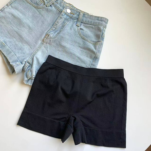 不卷边安全裤 锦纶无缝自带内裆二合一设计中低腰防走光夏 26cm短款