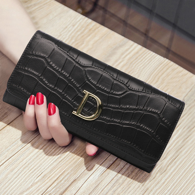 女潮牌长款钱包潮牌韩欧美