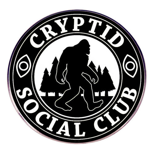 神秘生物社交俱乐部胸针卡通大脚怪别针胸章金属合金徽章配饰