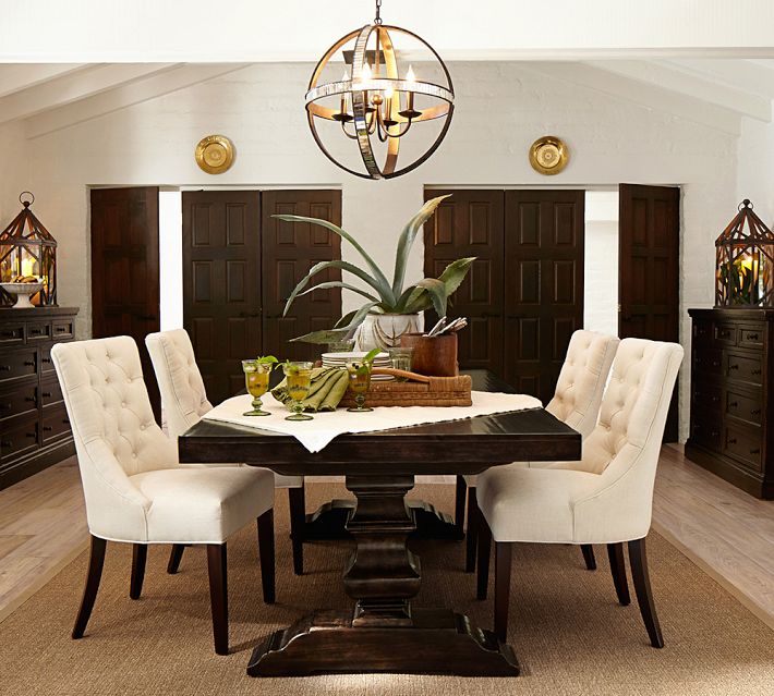 美式餐桌乡村复古全实木长方形法式做旧实木小户型客厅家用饭桌台