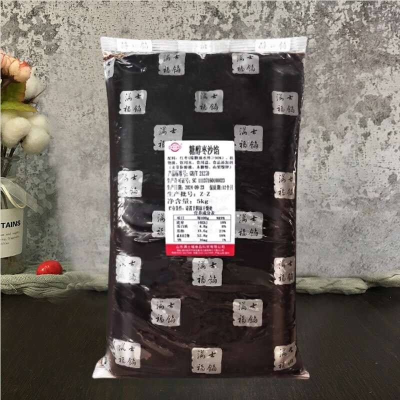 满士福无蔗糖糖醇枣沙馅5kg低甜烘焙糖醇馅料蛋糕原料用
