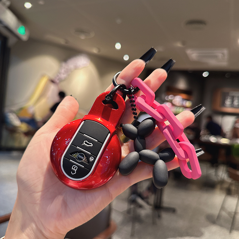 宝马mini钥匙套迷你countryman壳cooper钥匙包f54f55f56F60扣女