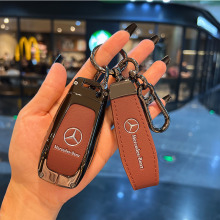奔驰钥匙套新E级C级A级A200L包 C260L车E300L壳GLC300/GLE/GLA扣