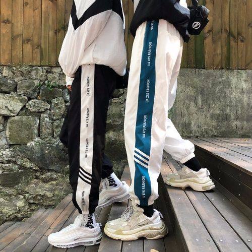 春夏季帅气嘻哈裤子女韩版学生宽松运动裤显瘦新款休闲百搭超火