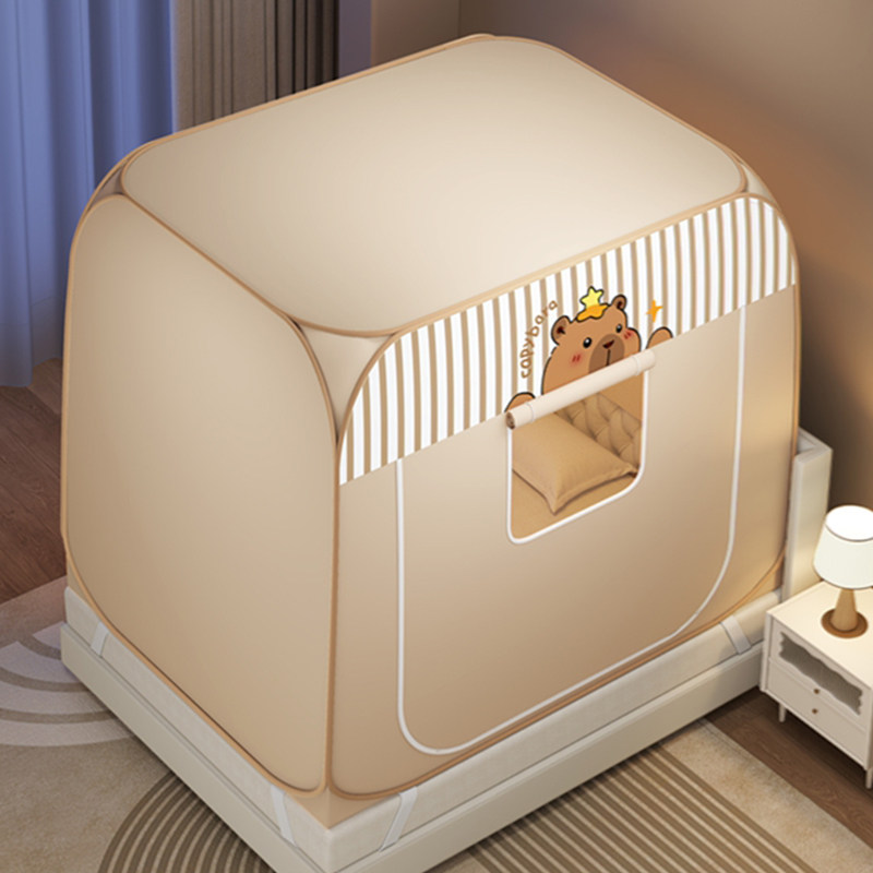 酒店防偷窥蒙古包帐篷免安装防尘室内户外全封闭遮光防风遮阳折叠