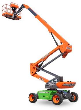 升降机高空作业车牌GTBZ20AE曲臂式高空车