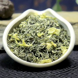 细芽飘雪芽芯茉莉花茶四川蒙顶山2025年新茶叶特级浓香型散装 125g