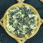 2025新茶四川蒙顶山茶碧潭茉莉花茶浓香型炒花飘雪茶叶250g散装