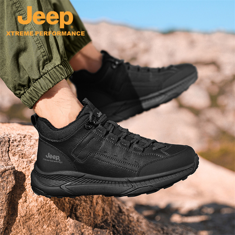 JEEP/吉普秋季男士款户外防滑耐磨登山徒步鞋轻便舒适百搭休闲鞋