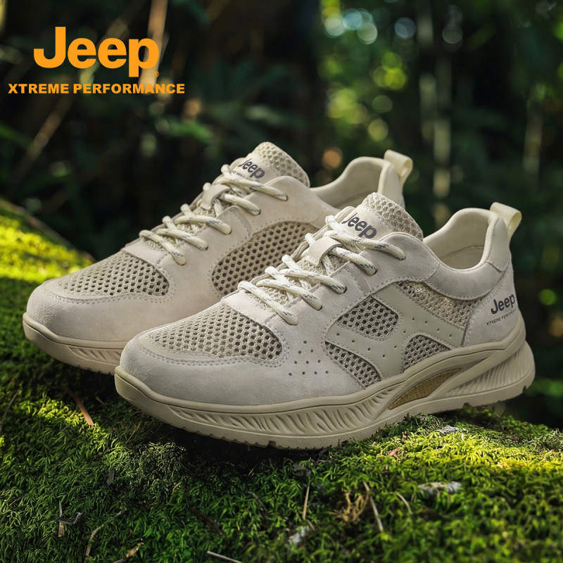 JEEP/吉普夏季新款时尚潮流休闲轻便防滑登山日常户外运动徒步鞋