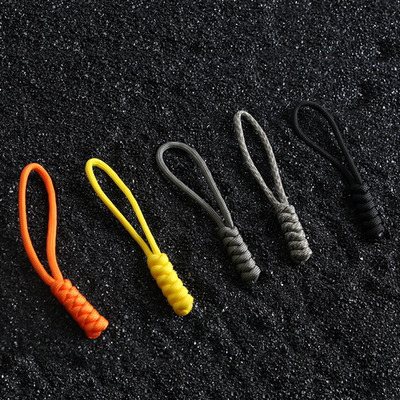 优质伞绳编织刀尾绳刀坠拉片拉链头球结纽扣结