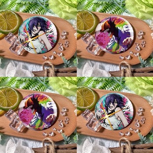 新款链锯人周边银葱双闪吧唧蕾塞电次同人徽章谷子动漫二次元礼物