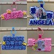 新款 张韶涵演唱会不织布挂件爱你Angela大头背包文字挂饰应援礼物