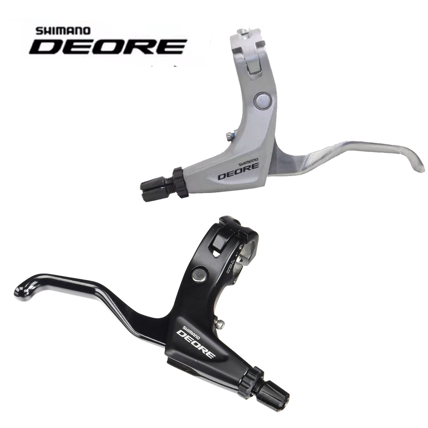 禧玛诺DEORE T610刹把T4000 XT折叠车山地旅行车V刹 碟刹闸把银色