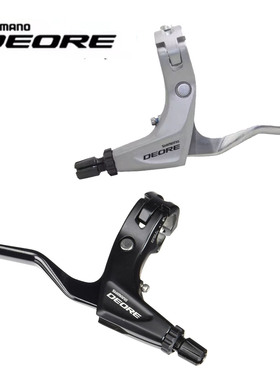 禧玛诺DEORE T610刹把T4000 XT折叠车山地旅行车V刹 碟刹闸把银色