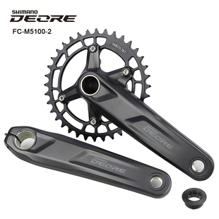 SHIMANO FC-M5100牙盘10 11 22速双盘山地车 曲柄链轮正负齿单盘