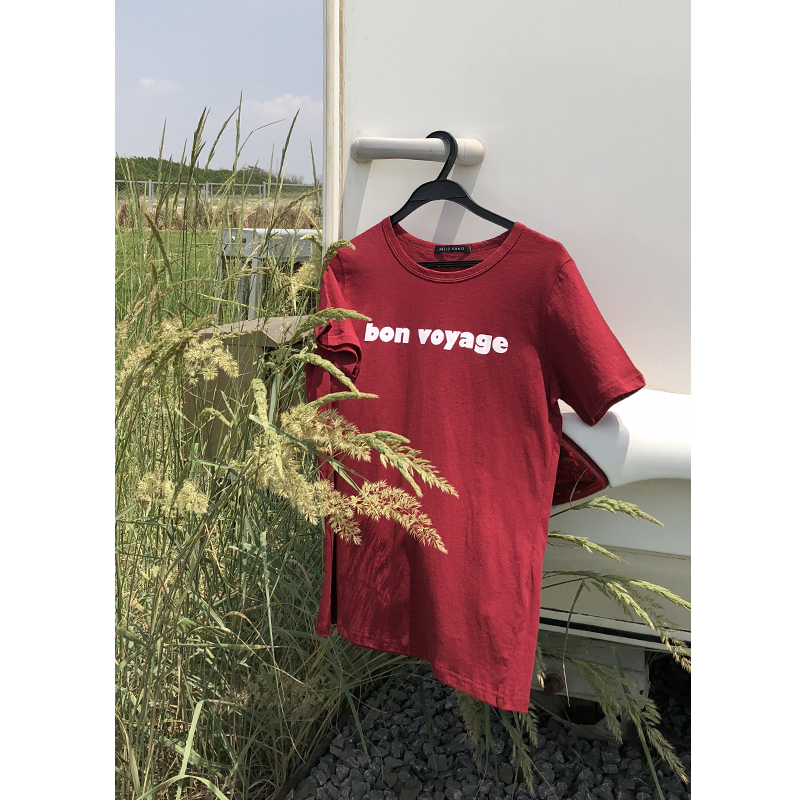 卡农自制2018新款套头圆领字母印花短袖T恤女学生夏季百搭上衣tee