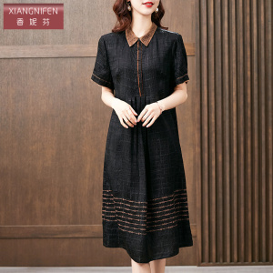 香妮芬香云纱杭州真丝连衣裙桑蚕丝精致2026新款春重磅高端轻奢女