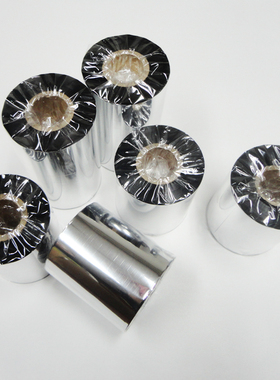 全树脂基碳带50 60 70 80 90 110mm*300mPET哑银条码标签打印机佳