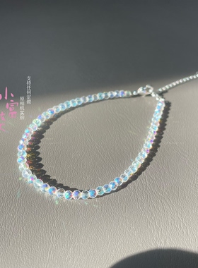 超闪！极细水晶手链ins小众设计女生高级感轻奢叠戴简约闺蜜手串