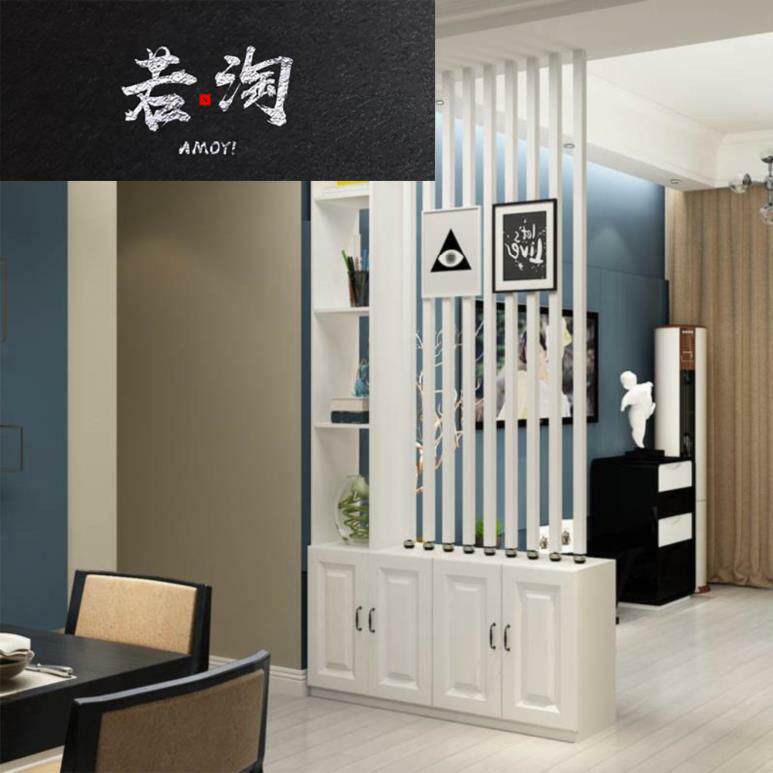 北欧式入户铁艺屏风隔断客厅隔断柜隔断墙家用房间分隔门厅玄关柜