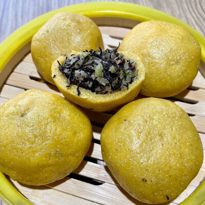 【粗粮】渔家菜团子·野生海菜包/代餐杂粮/长岛早点速冻儿童美食
