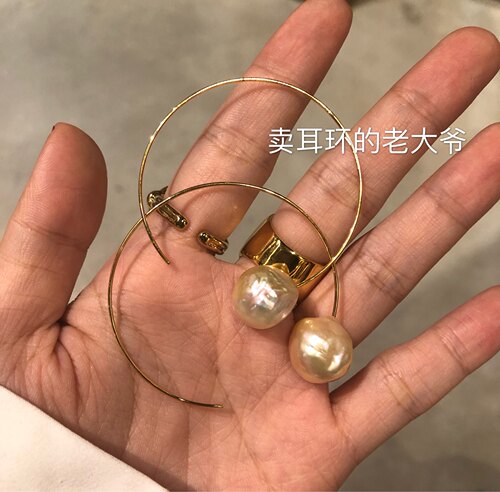 冷淡风新款celi巴洛克黄铜镀金