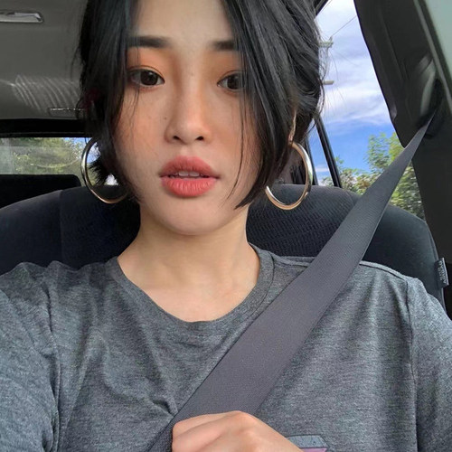 欧美风简约设计钛钢C形耳环女