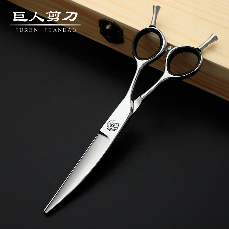6寸SG2粉末钢材 美发剪刀 翘剪 理发剪刀