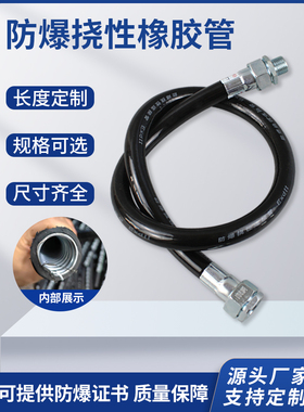 BNG防爆挠性连接管绕性穿线管扰性管DN15橡胶软管4分6分DN20定制