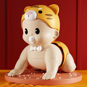 音乐电动爬娃学爬行婴儿引导新生宝宝玩具0一1岁益智早教0到3个月