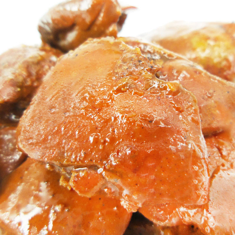 好吃美味油焖鹅味鹅肝鸭肝50克装即食肥鹅肝味鸭心鸭脖休闲零食鸭