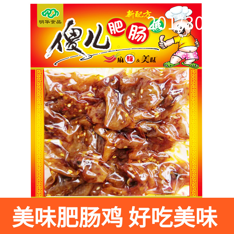 肥肠鸡即食香辣猪大肠下饭菜卤味